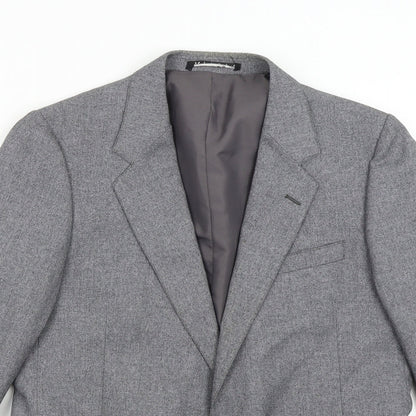 Harbarry Mens Grey   Jacket Suit Jacket Size 42