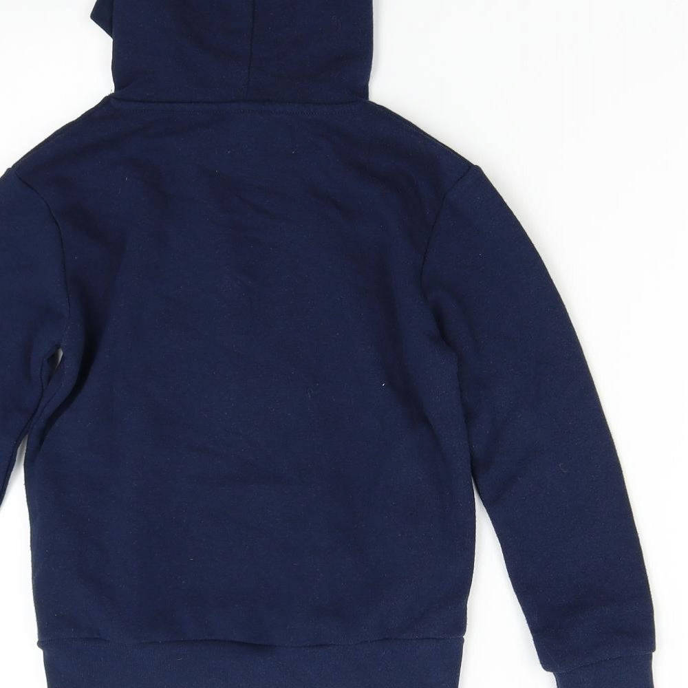 American College Girls Blue   Pullover Hoodie Size 8 Years