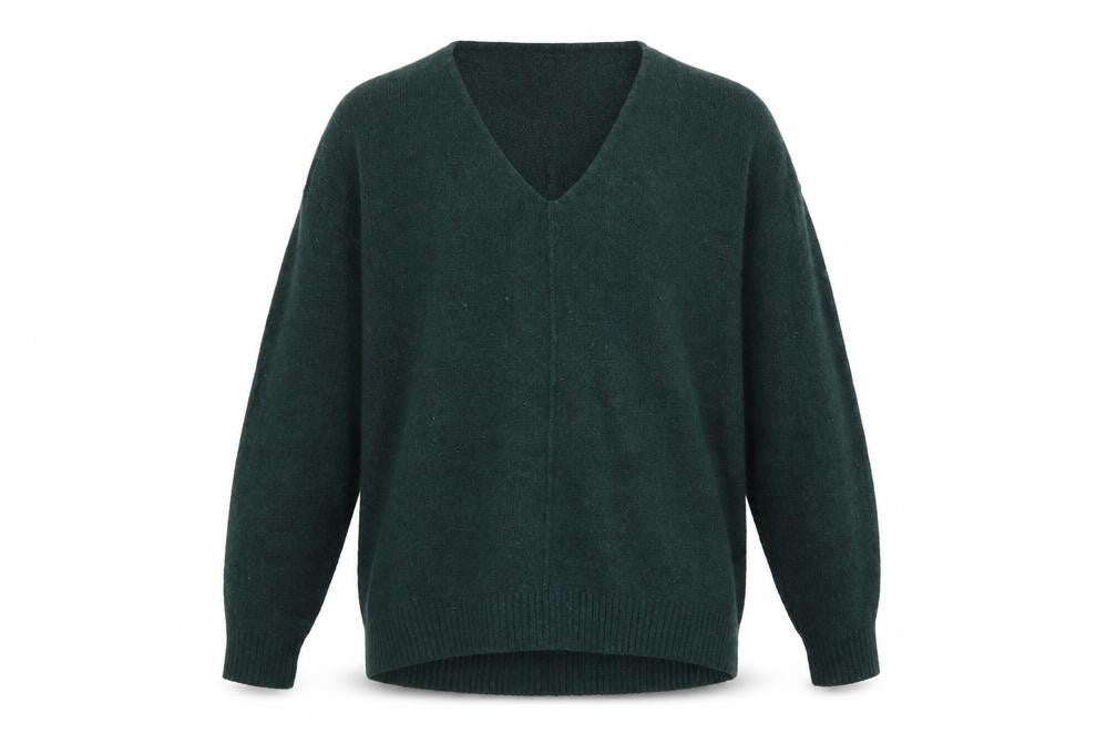 Mens UK Size S H&M Green Pullover Jumper