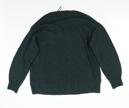 H&M Mens Green  Knit Pullover Jumper Size S