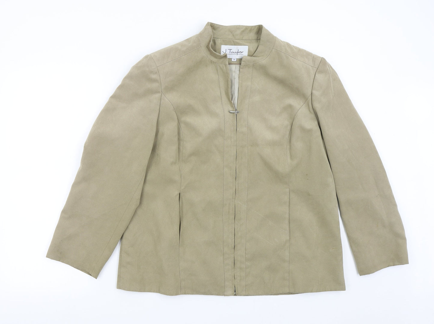 J. Taylor Womens Beige   Jacket  Size 18