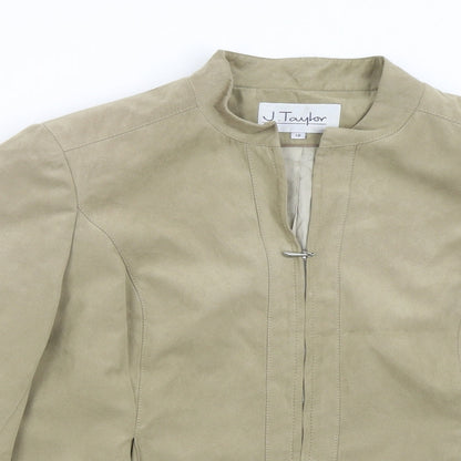 J. Taylor Womens Beige   Jacket  Size 18