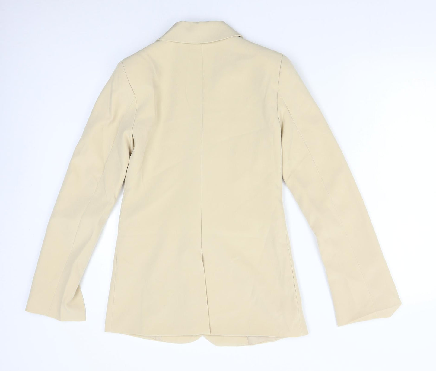 Womens UK Size 10 Preworn Regular Beige Suit Jacket