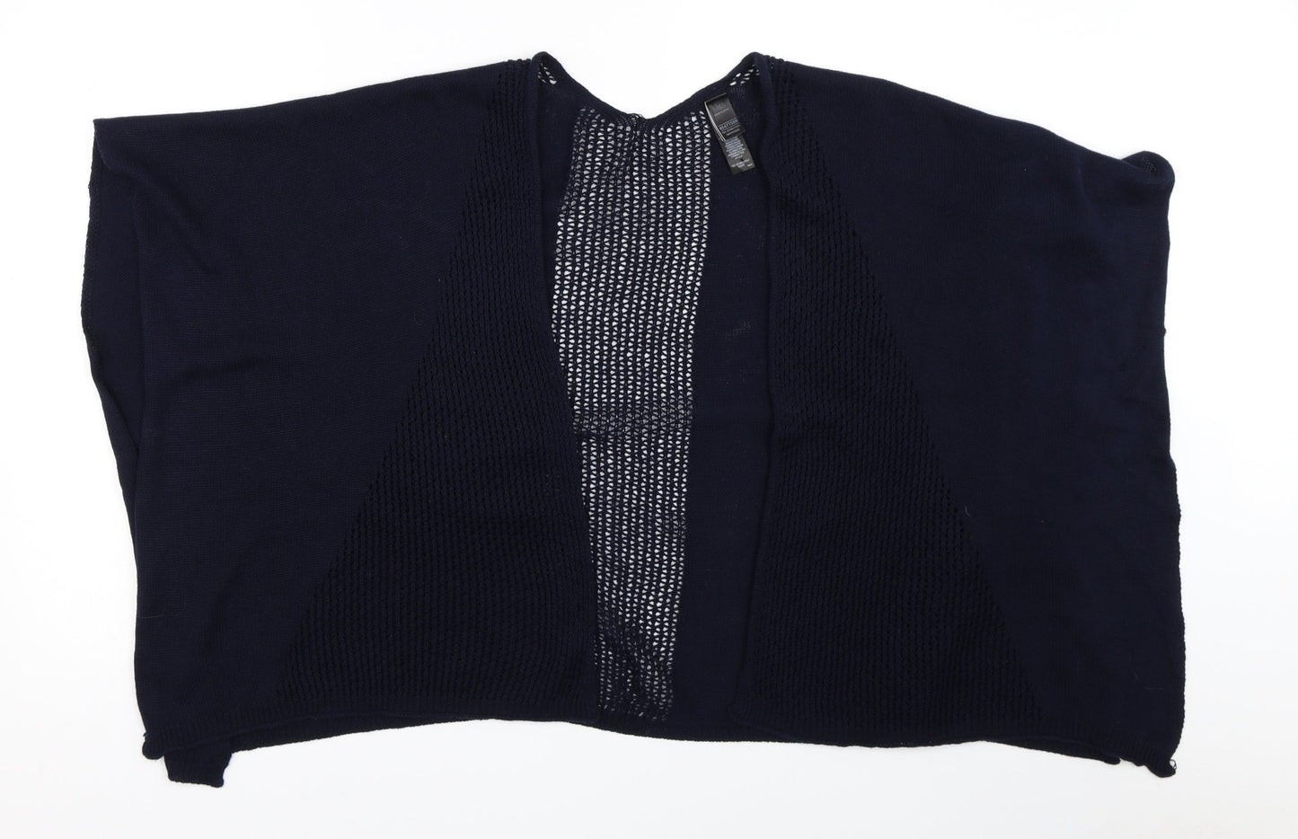 Womens UK Size One Size Marks and Spencer Blue Cape Jumper