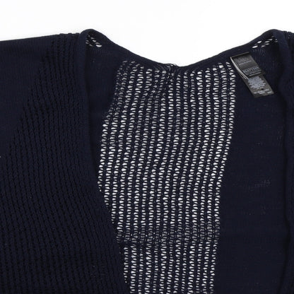 Womens UK Size One Size Marks and Spencer Blue Cape Jumper