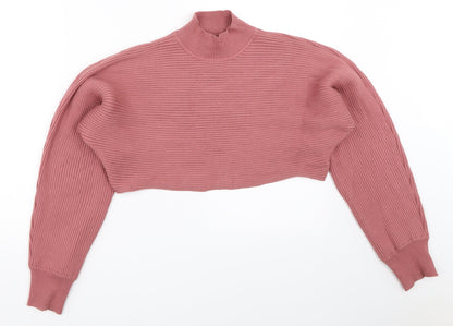 Womens UK Size M New Look Pink Pullover Jumper
