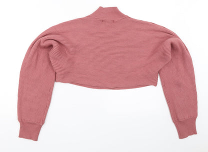 Womens UK Size M New Look Pink Pullover Jumper
