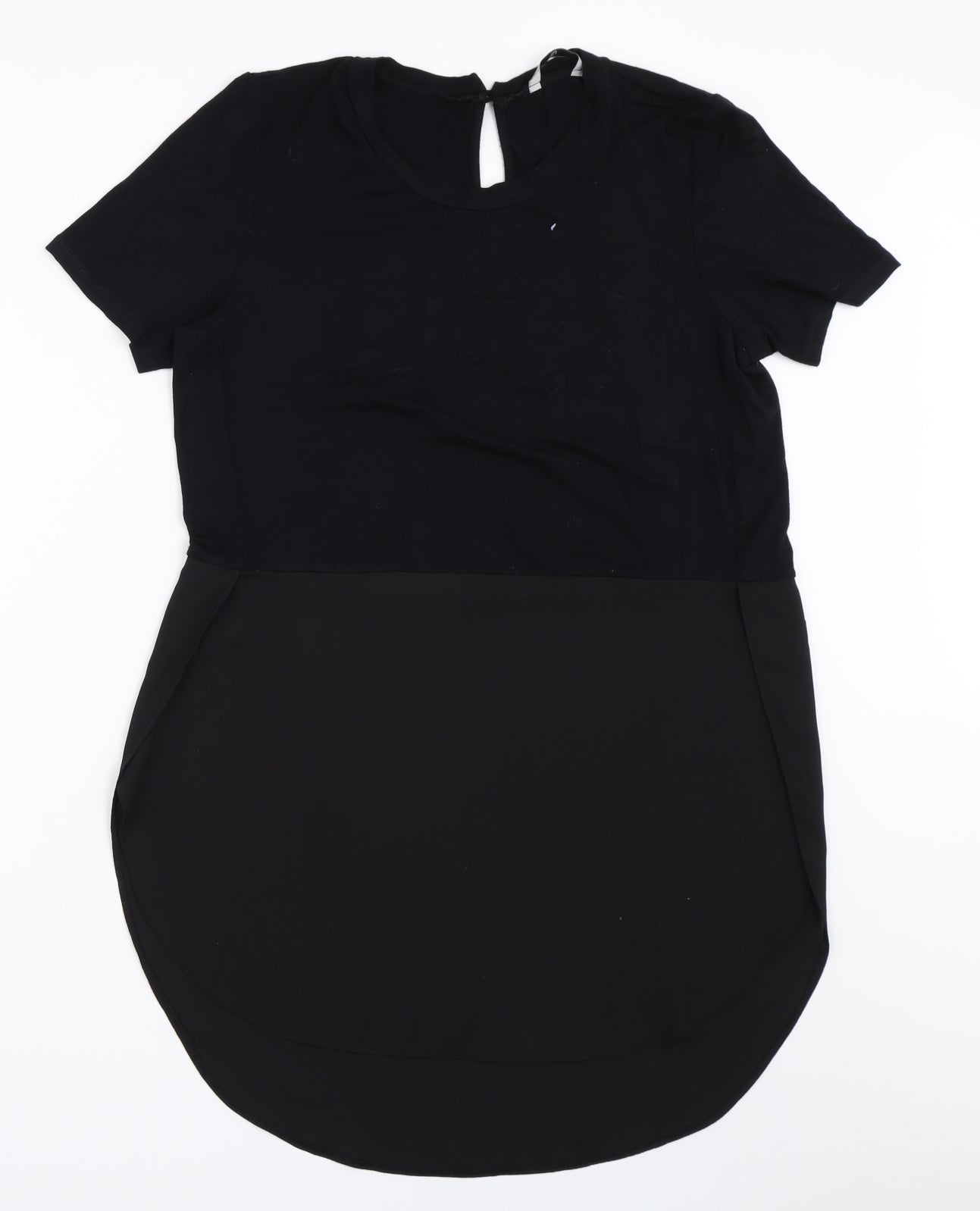Womens UK Size 10 TU Black Basic Blouse