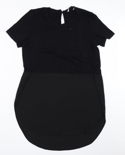 Womens UK Size 10 TU Black Basic Blouse