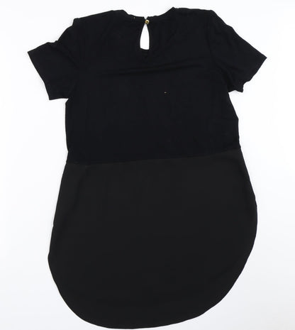 Womens UK Size 10 TU Black Basic Blouse
