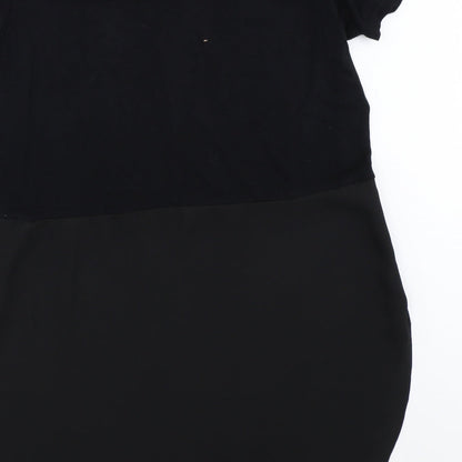 Womens UK Size 10 TU Black Basic Blouse
