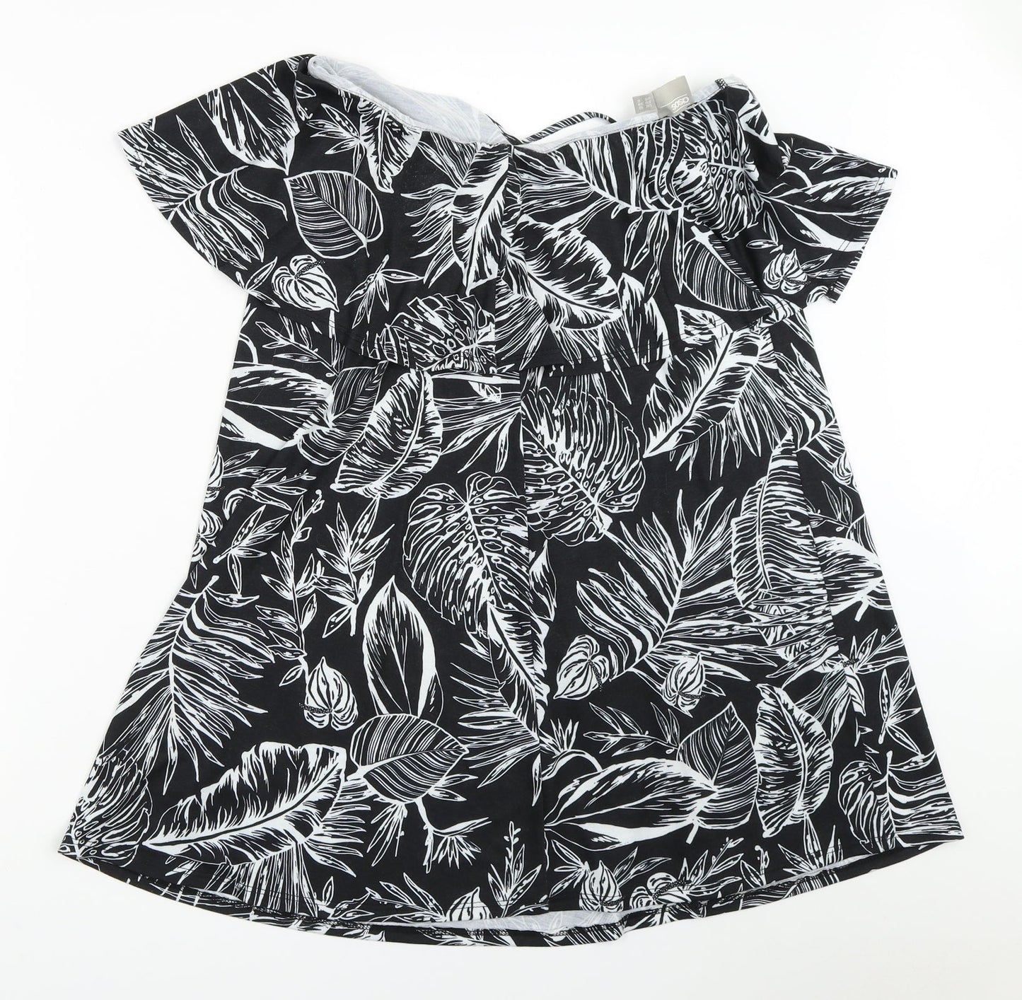 ASOS Womens Black Batik  Mini  Size 10