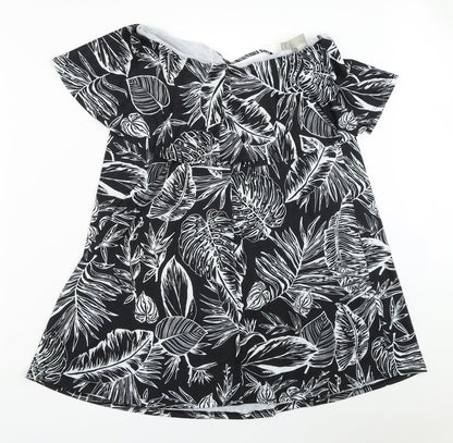 ASOS Womens Black Batik  Mini  Size 10