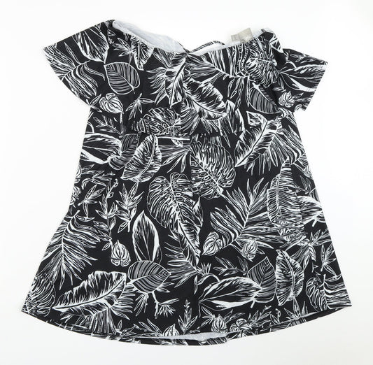 ASOS Womens Black Batik  Mini  Size 10