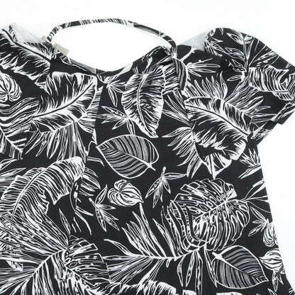 ASOS Womens Black Batik  Mini  Size 10