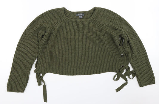 Primark Womens Green   Pullover Jumper Size M