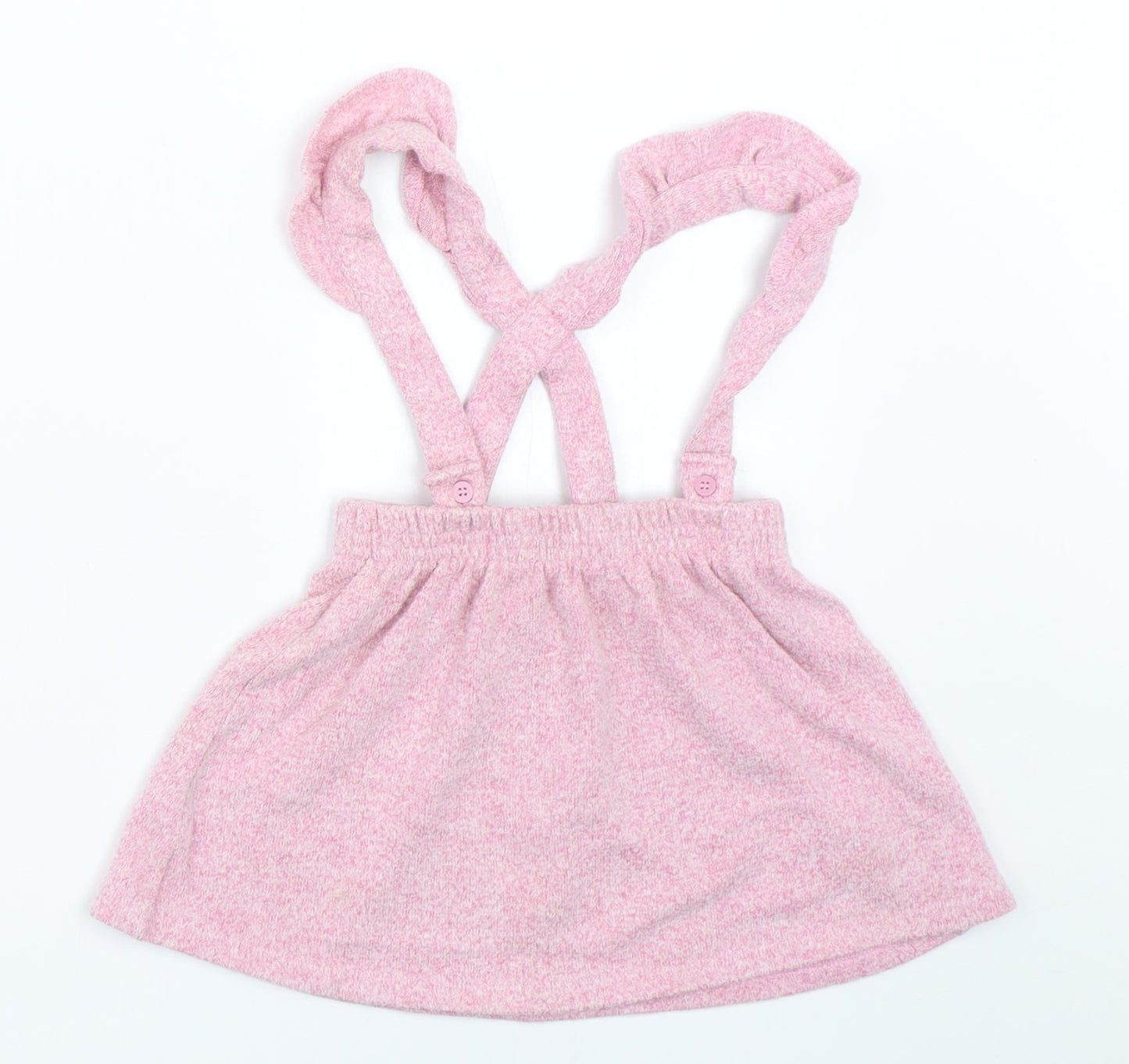 George Girls Pink   Pinafore/Dungaree Dress  Size 12-18 Months
