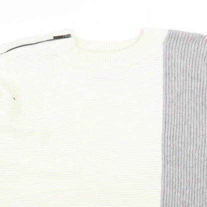 Womens UK Size S River Island Grey Pullover Jumper