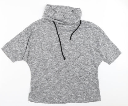 Womens UK Size 8 Atmosphere Grey Basic T-Shirt