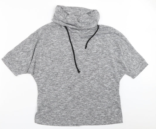 Womens UK Size 8 Atmosphere Grey Basic T-Shirt