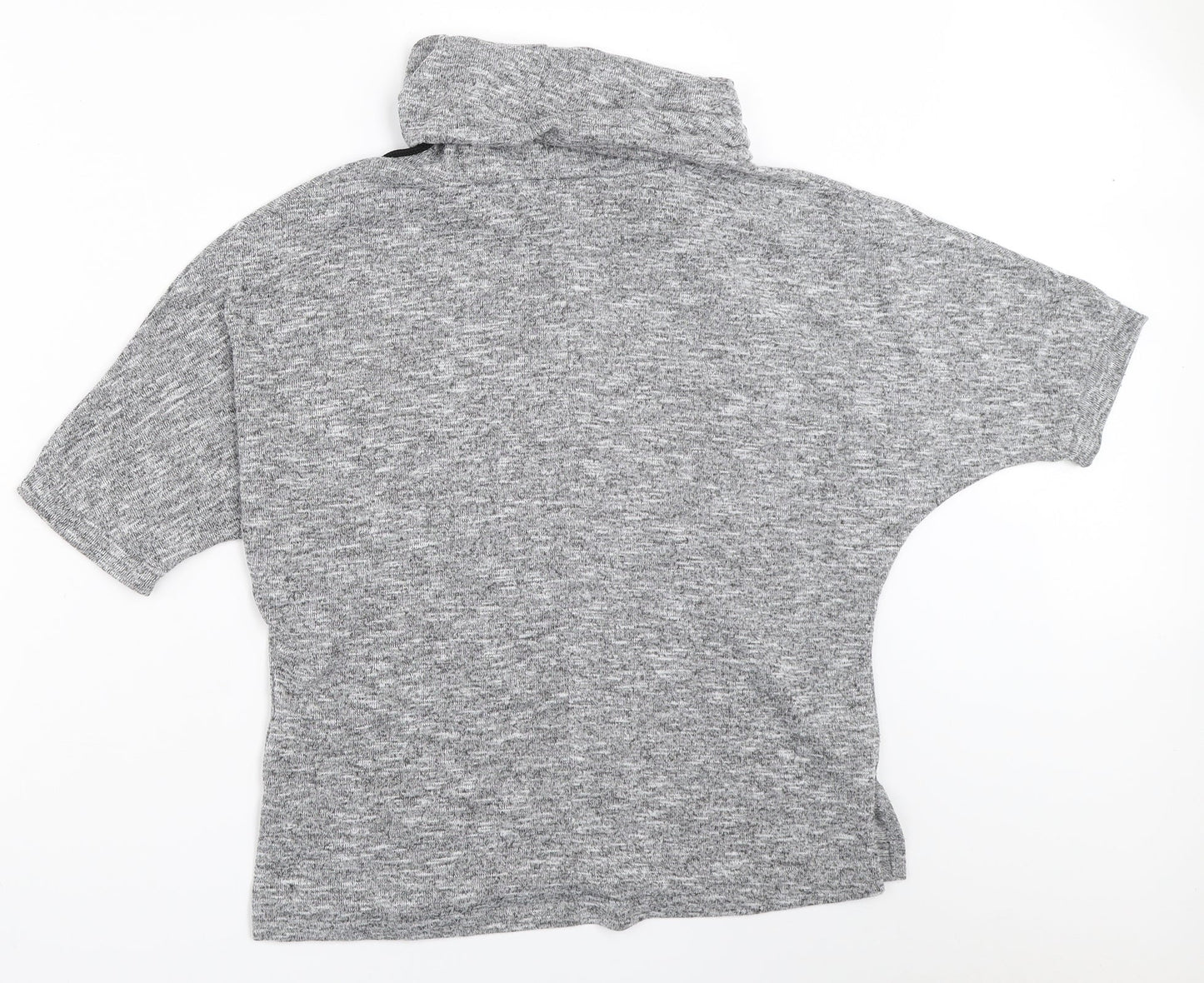 Womens UK Size 8 Atmosphere Grey Basic T-Shirt