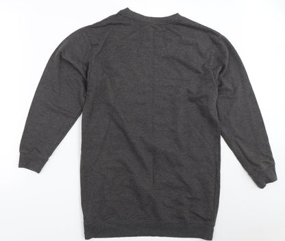 H&M Womens Grey   Pullover Sweatshirt Size XS  - christmas