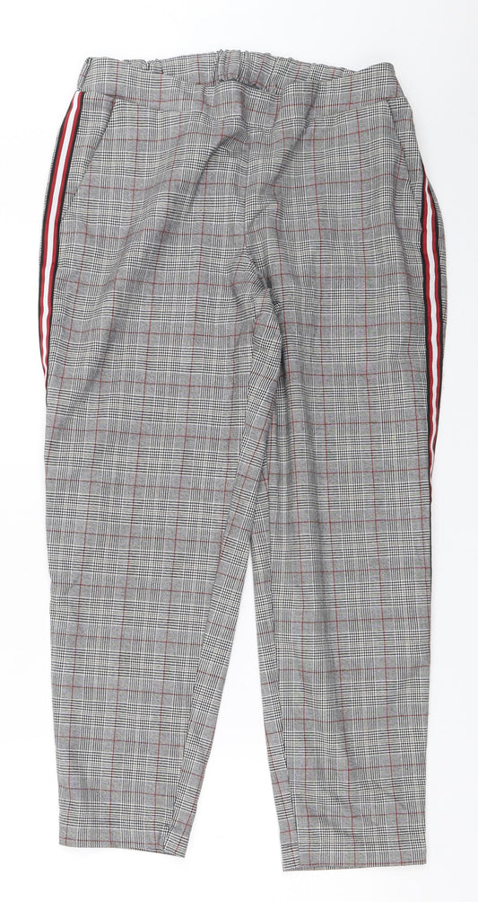 Primark Womens Grey   Capri Trousers Size 10 L25 in