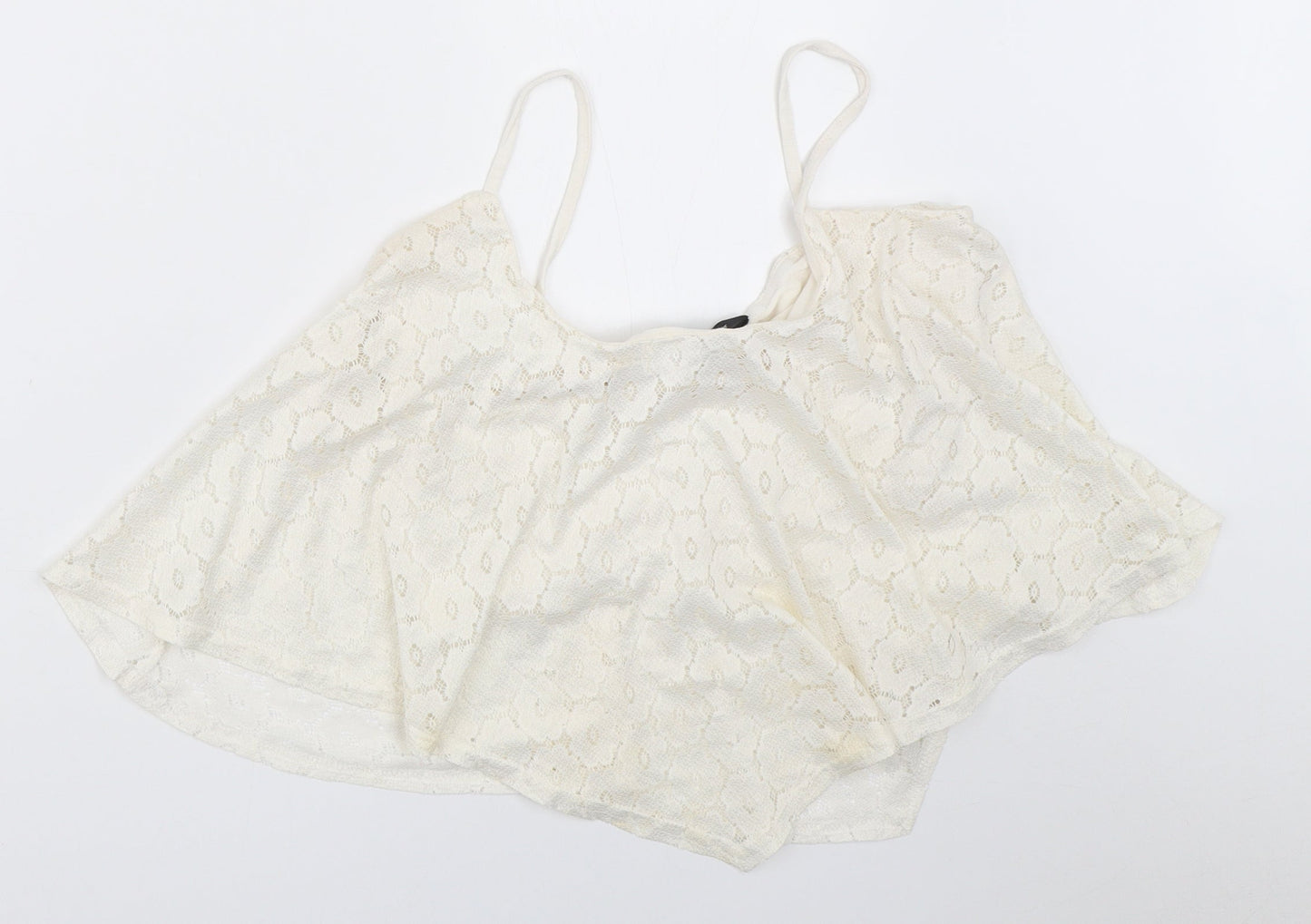 New Look Womens Ivory   Camisole Blouse Size 14