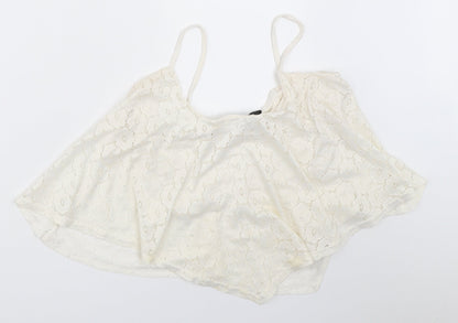 New Look Womens Ivory   Camisole Blouse Size 14