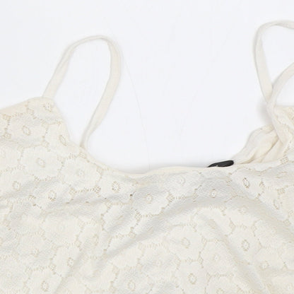 New Look Womens Ivory   Camisole Blouse Size 14