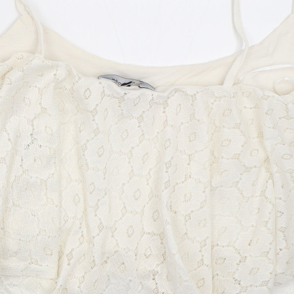 New Look Womens Ivory   Camisole Blouse Size 14