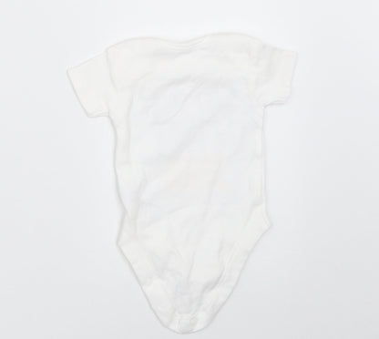 George Baby White   Babygrow One-Piece Size 0-3 Months