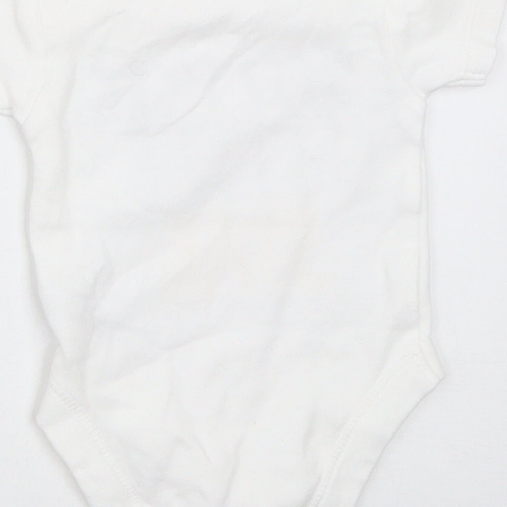George Baby White   Babygrow One-Piece Size 0-3 Months