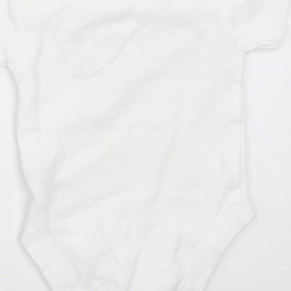 George Baby White   Babygrow One-Piece Size 0-3 Months