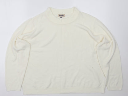 Womens UK Size 20 Arista Ivory Pullover Jumper