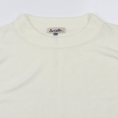 Womens UK Size 20 Arista Ivory Pullover Jumper
