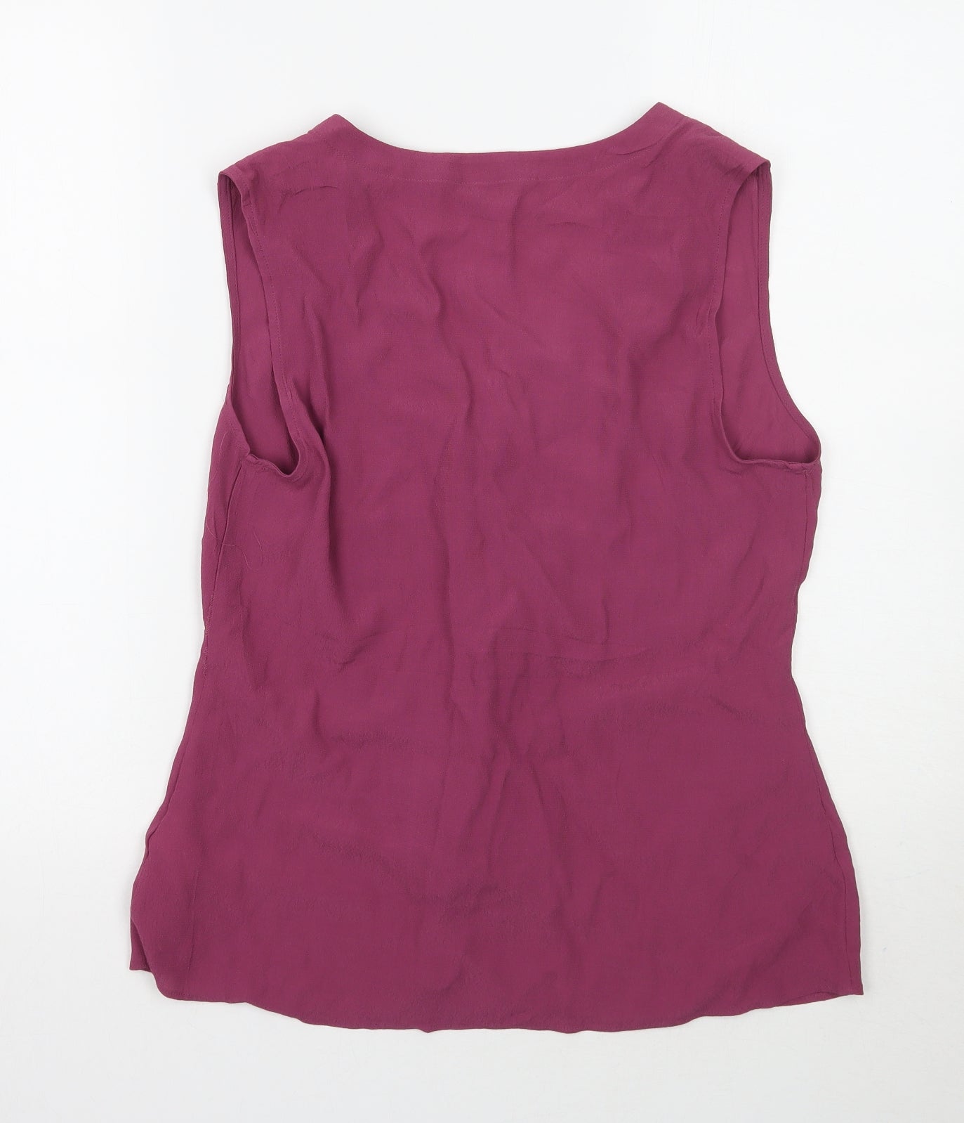 Womens UK Size 12 NEXT Purple Basic Button-Up