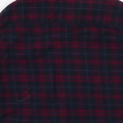 Womens UK Size 12 cameo Rose Purple Basic Button-Up