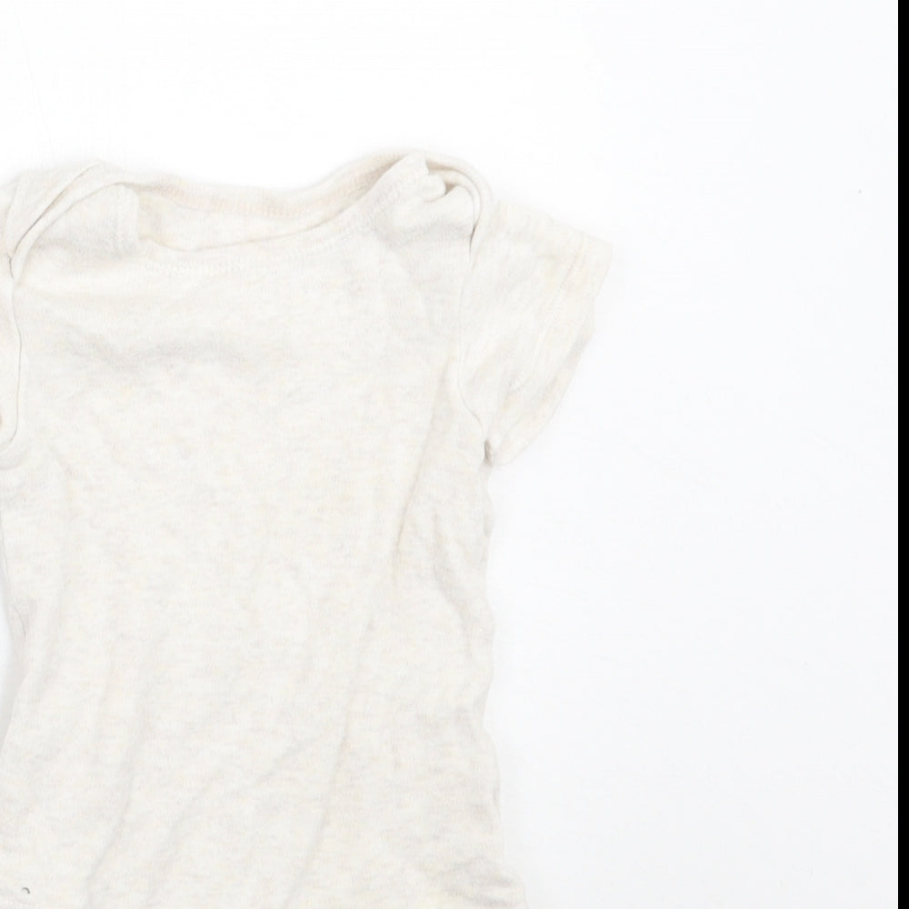 TU Baby Beige   Babygrow One-Piece Size 6-9 Months