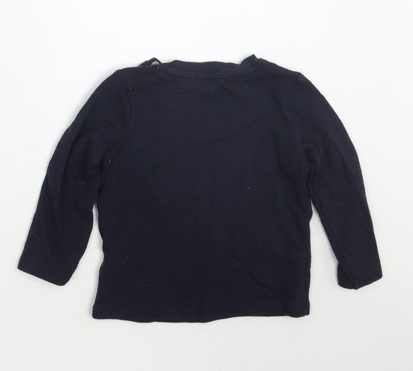 F&F Girls Blue   Pullover Jumper Size 9-12 Months