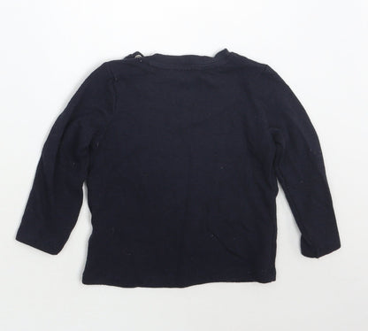 F&F Girls Blue   Pullover Jumper Size 9-12 Months