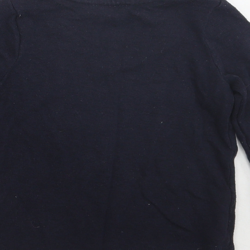 F&F Girls Blue   Pullover Jumper Size 9-12 Months