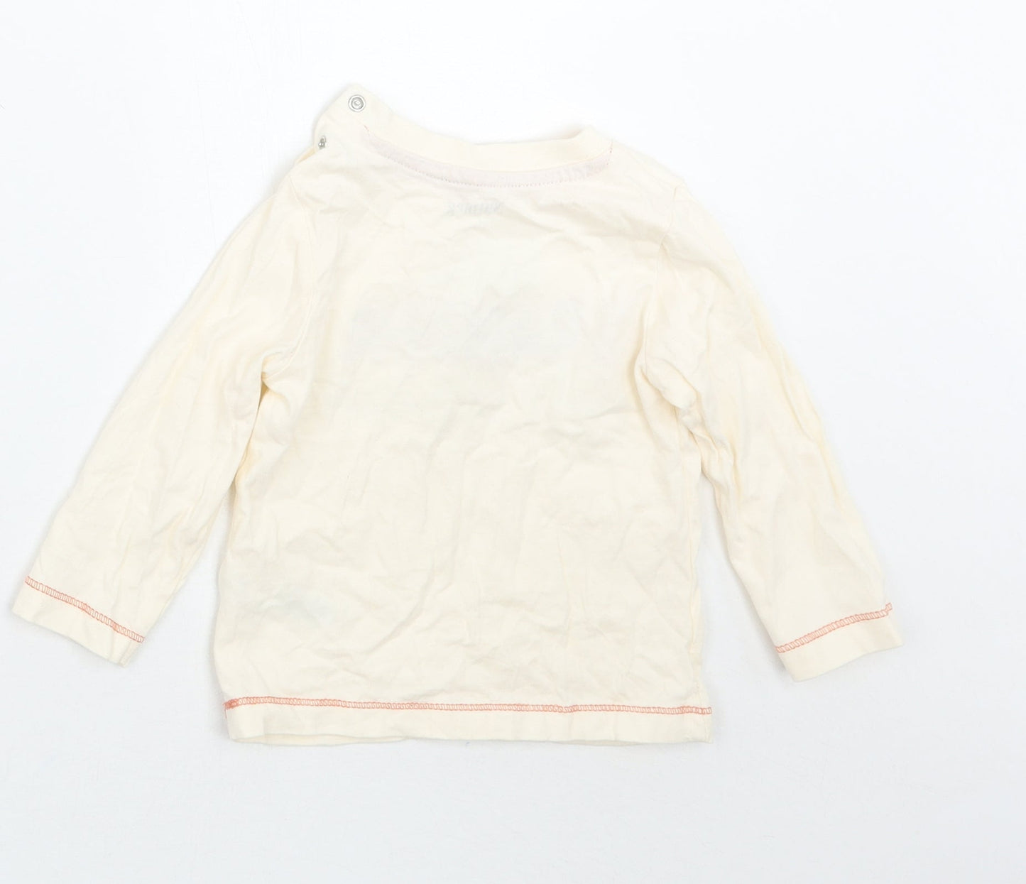 Nutmegt Baby Ivory   Pullover T-Shirt Size 9-12 Months