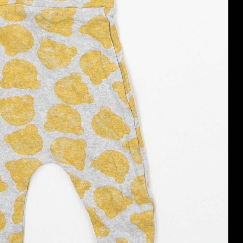 Nutmeg Baby Yellow Geometric  Sweatpants Trousers Size 9-12 Months