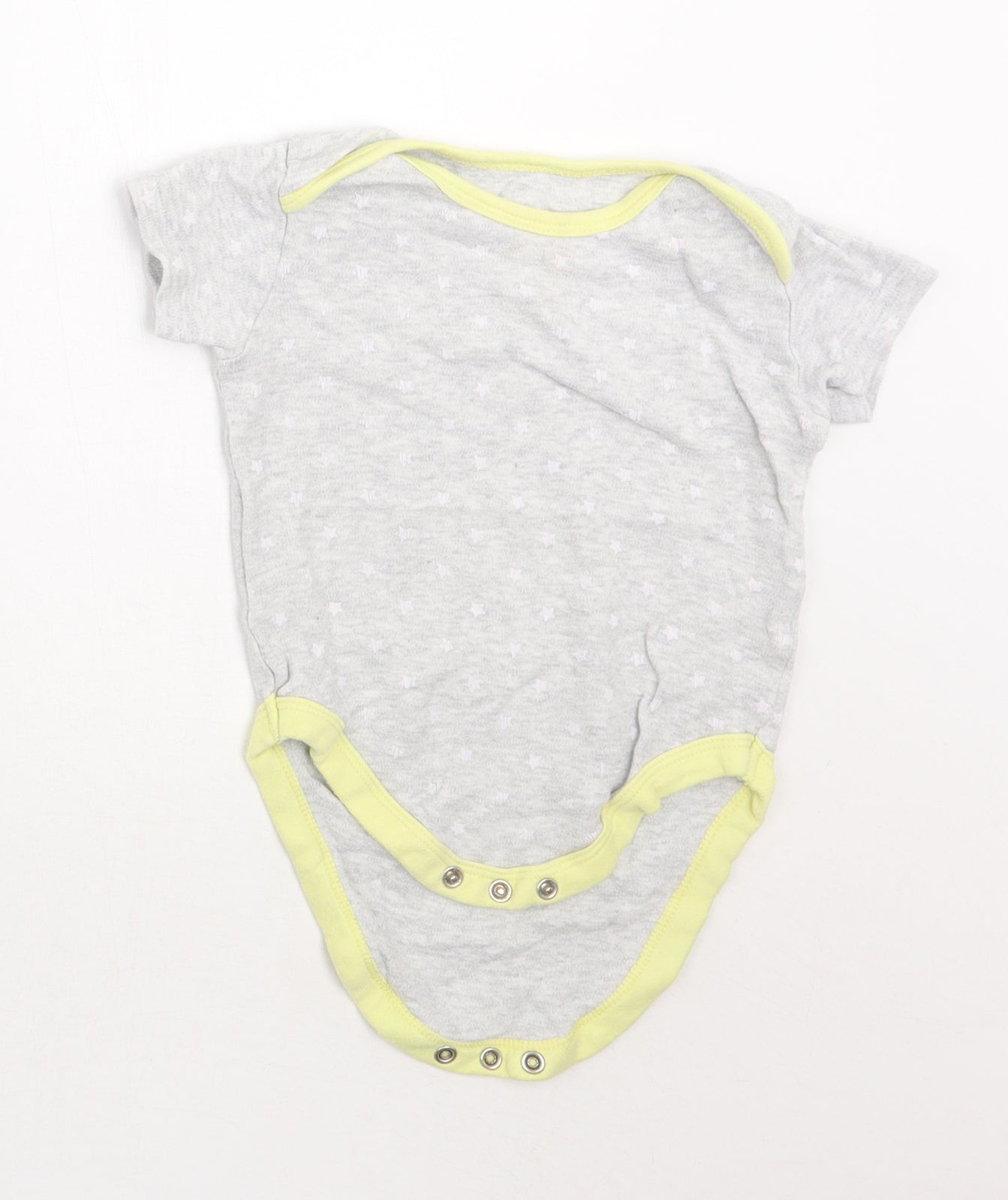 Mini Club Baby Grey Geometric  Babygrow One-Piece Size 12-18 Months