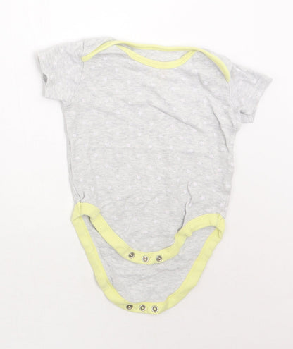 Mini Club Baby Grey Geometric  Babygrow One-Piece Size 12-18 Months
