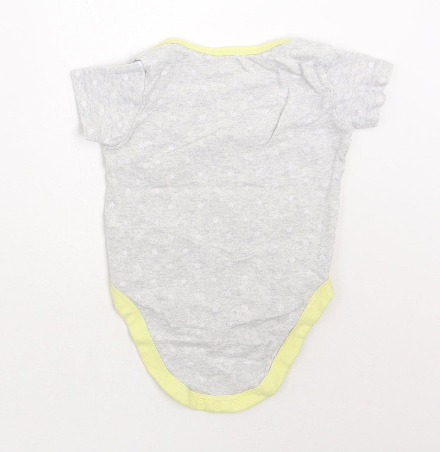Mini Club Baby Grey Geometric  Babygrow One-Piece Size 12-18 Months