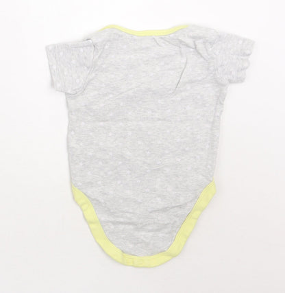 Mini Club Baby Grey Geometric  Babygrow One-Piece Size 12-18 Months
