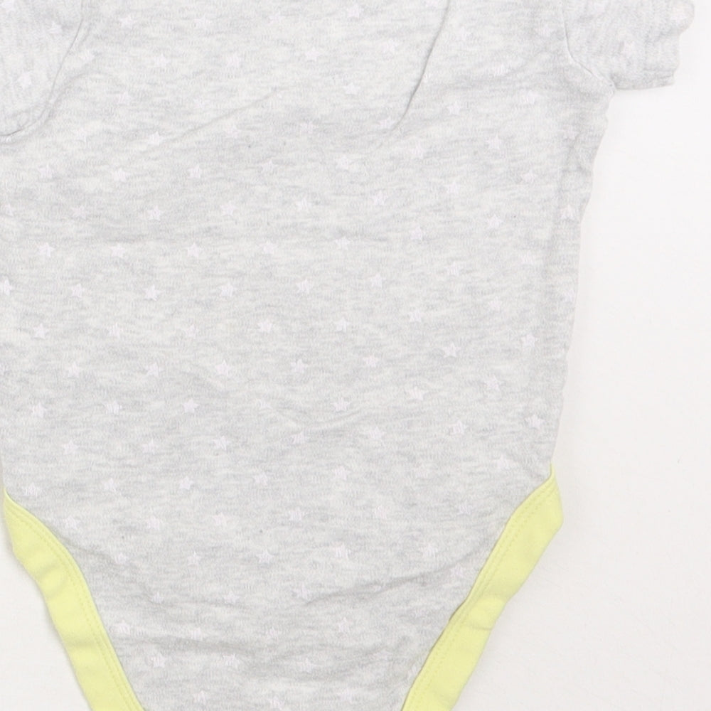 Mini Club Baby Grey Geometric  Babygrow One-Piece Size 12-18 Months