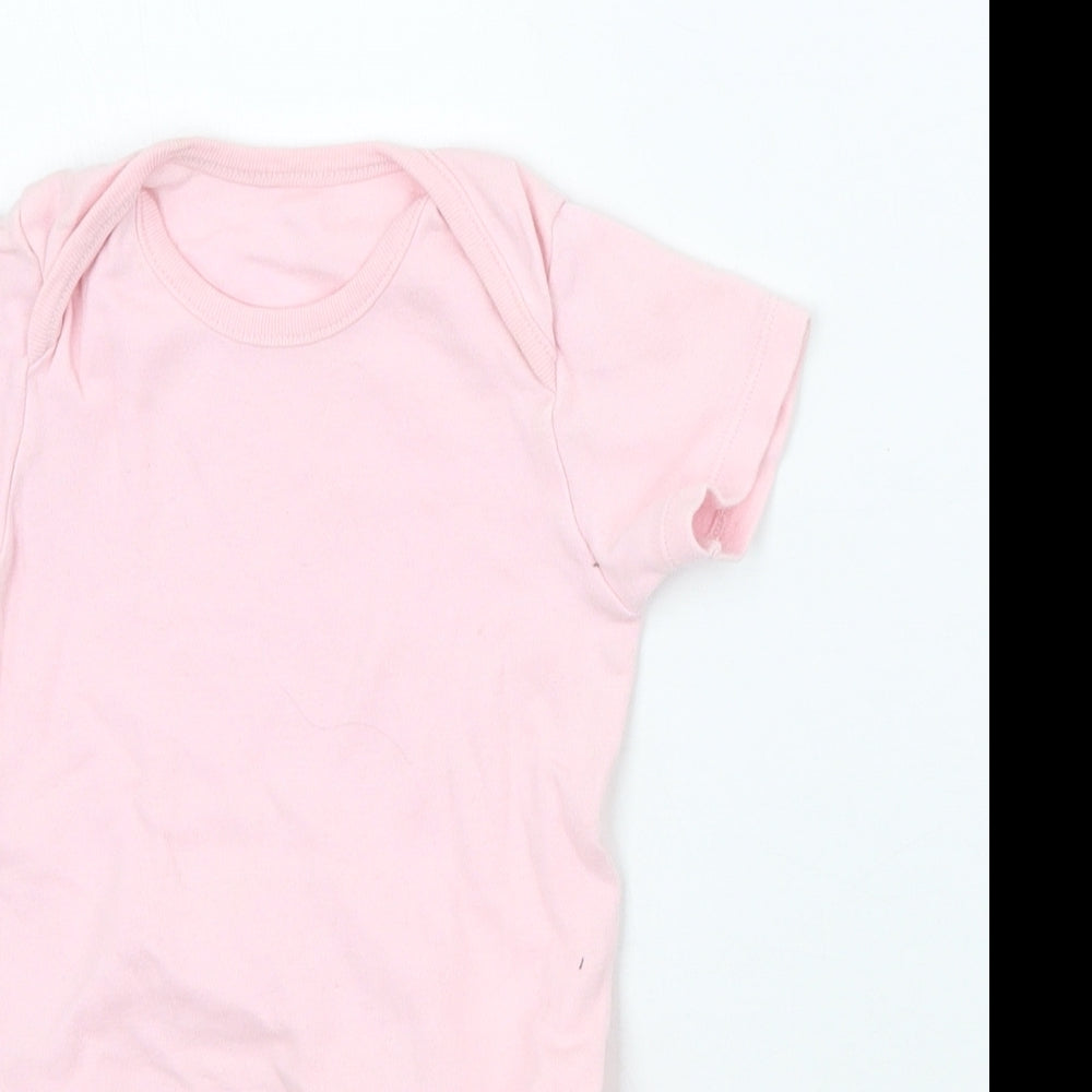 TU Girls Pink   Babygrow One-Piece Size 9-12 Months